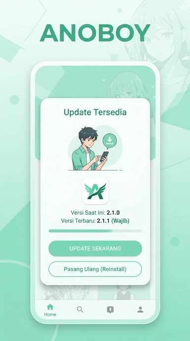 Tampilan riwayat versi anoboy