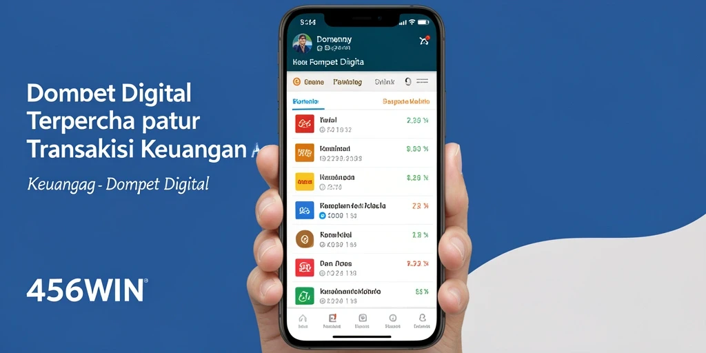 Antarmuka pengguna aplikasi 456WIN yang sederhana dan modern.