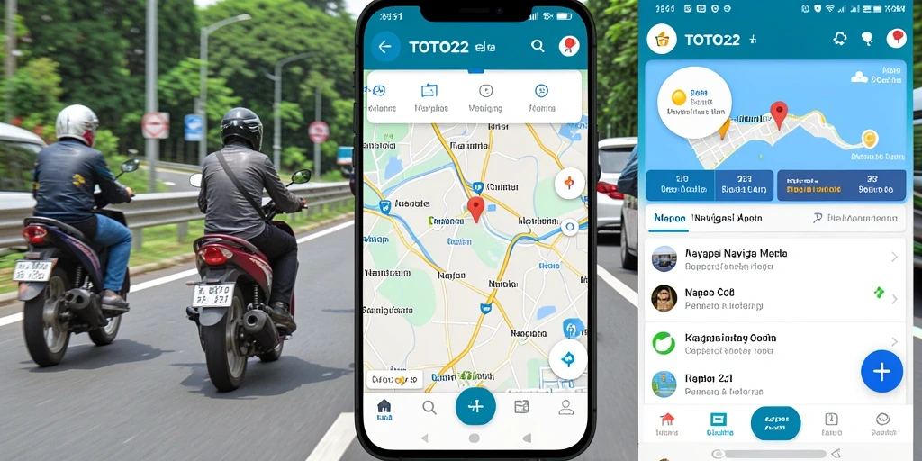 Antarmuka aplikasi TOTO22 yang informatif dan mudah digunakan untuk navigasi motor.
